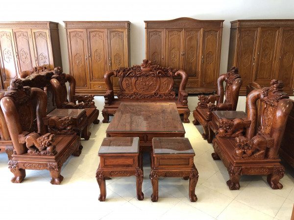 99+ Mẫu bàn ghế gỗ phòng khách đẹp hiện đại giá dưới 5 triệu