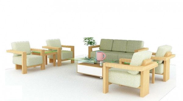 Bàn ghế gỗ phòng khách dưới 10 triệu