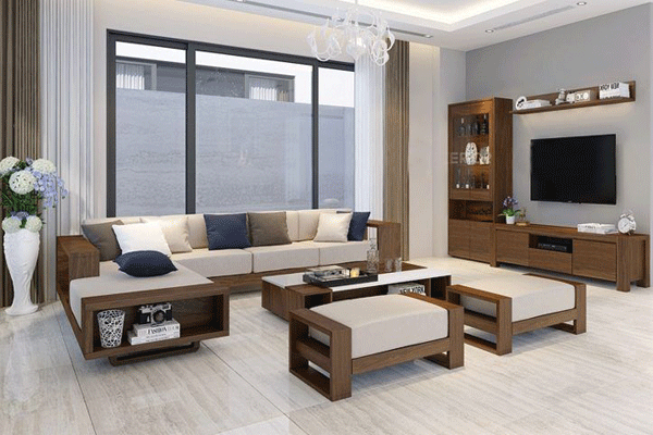 Bàn ghế gỗ phòng khách dưới 10 triệu