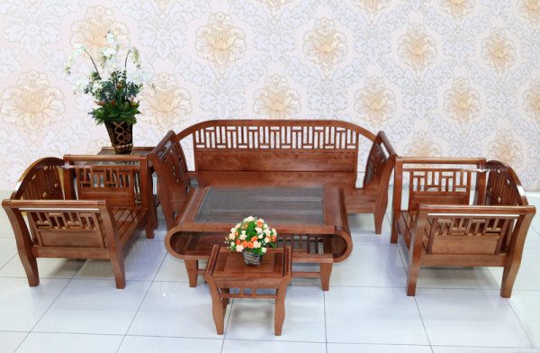 Bàn ghế gỗ phòng khách dưới 10 triệu