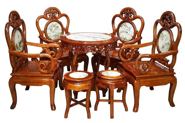Bàn ghế gỗ phòng khách giá 5 triệu