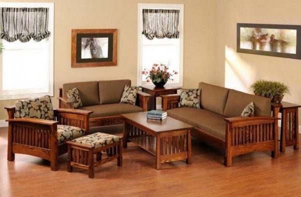 Bàn ghế gỗ phòng khách giá 5 triệu