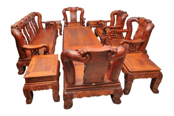 Bàn ghế gỗ phòng khách giá rẻ