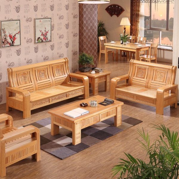 Bàn ghế gỗ phòng khách giá rẻ