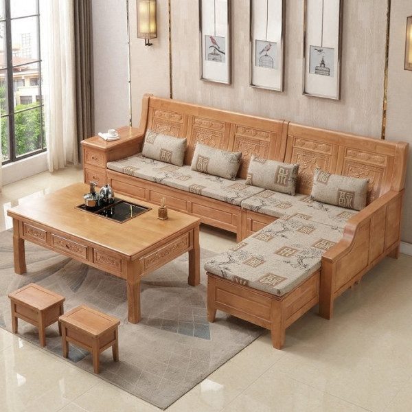 Bàn ghế gỗ phòng khách giá rẻ