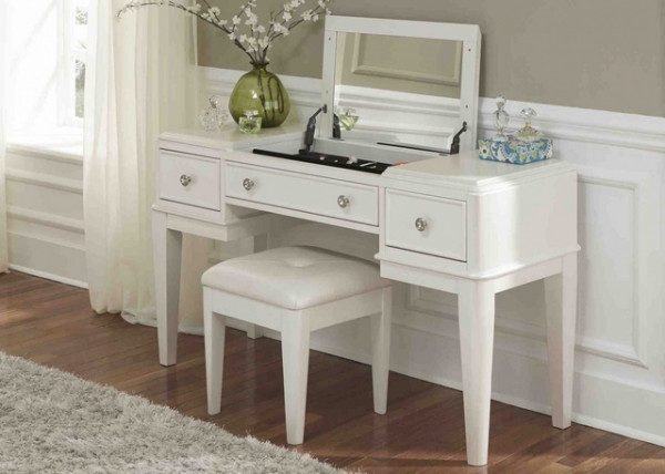 Bàn trang điểm gỗ tự nhiên