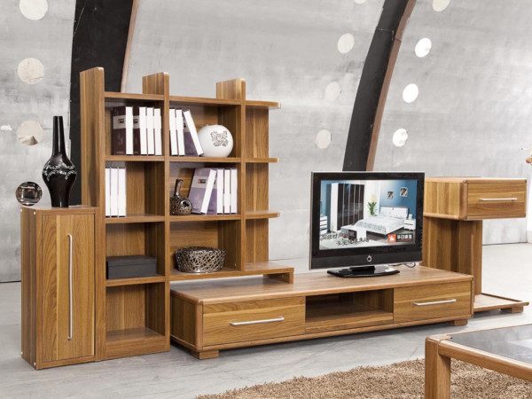 Các mẫu kệ tivi đẹp bằng gỗ