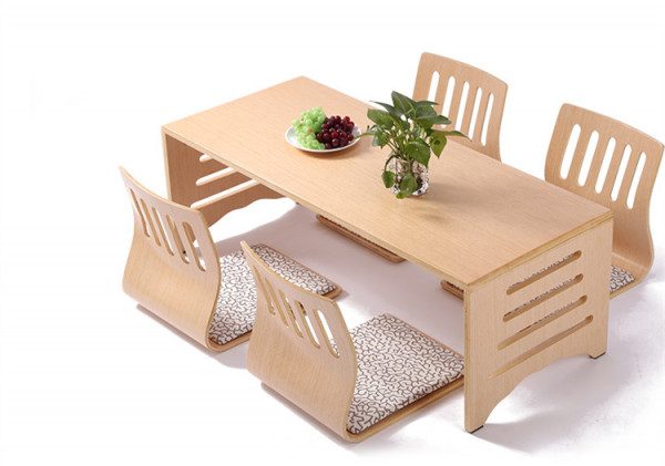 Mẫu bàn ghế gỗ phòng khách đơn giản