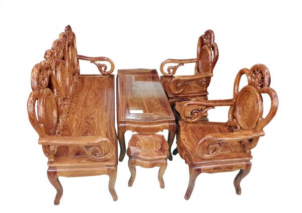Top 15 mẫu bàn ghế gỗ phòng khách nhỏ HOT nhất thị trường