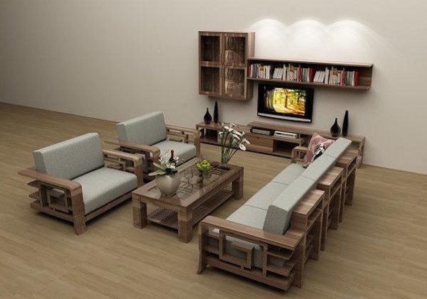 Top 15 mẫu bàn ghế gỗ phòng khách nhỏ HOT nhất thị trường