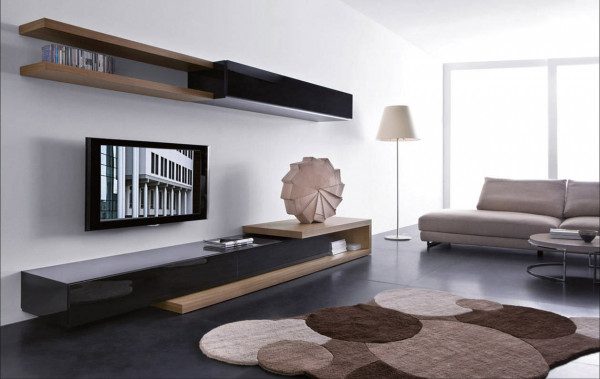 Các mẫu kệ tivi đẹp bằng gỗ