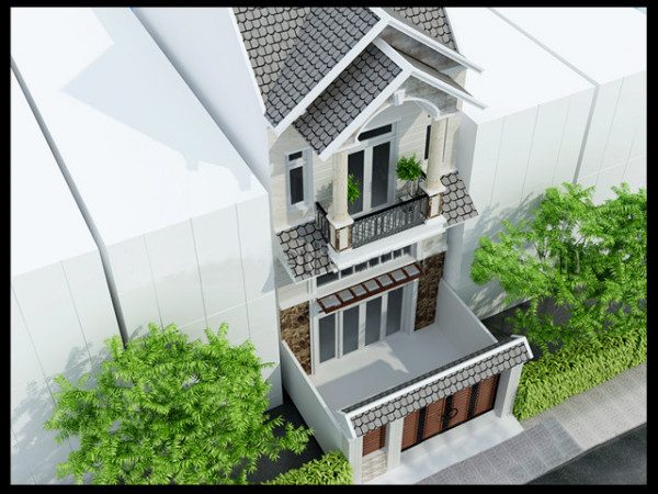 bản vẽ kết cấu nhà phố 2 tầng