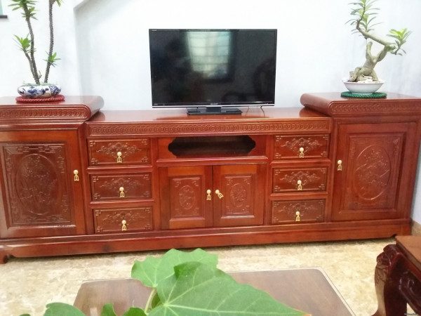 kệ tivi gỗ xoan đào