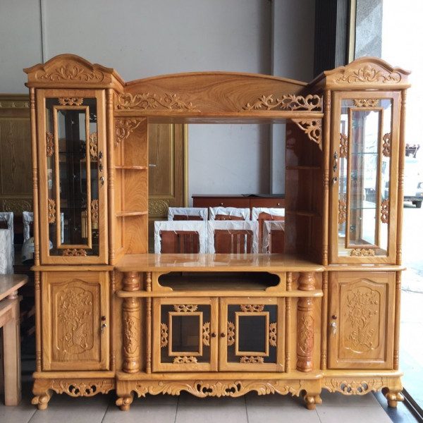 kệ tivi gỗ xoan đào