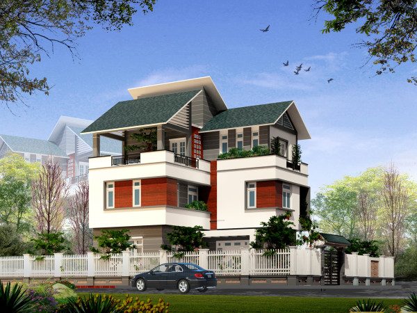 mẫu nhà 2 tầng đẹp