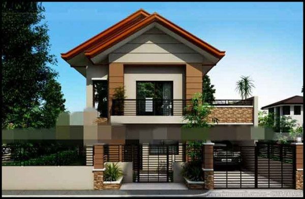 mẫu nhà 2 tầng mái thái