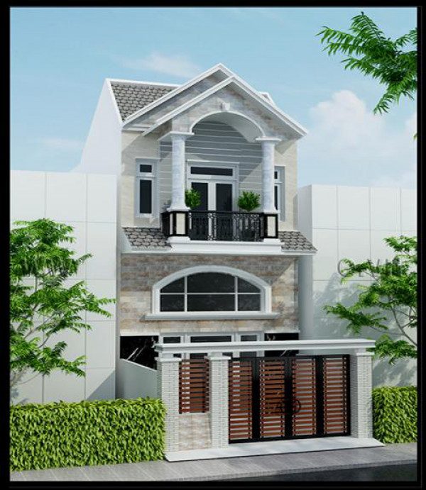 mẫu nhà 2 tầng nông thôn