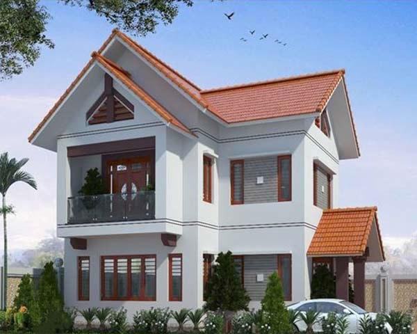 mẫu nhà 2 tầng nông thôn