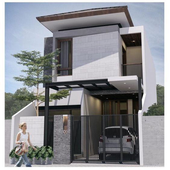 Mẫu nhà ống 2 tầng