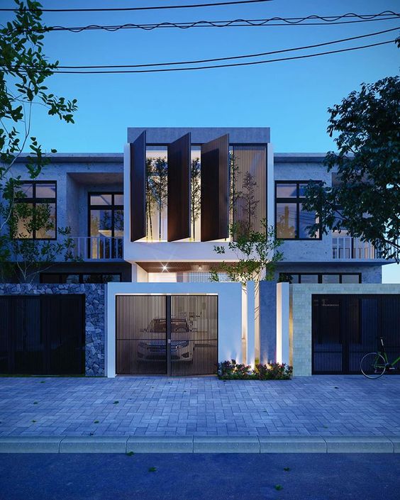 Mẫu nhà ống 2 tầng