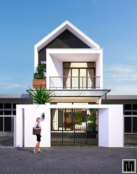 Mẫu nhà ống 2 tầng