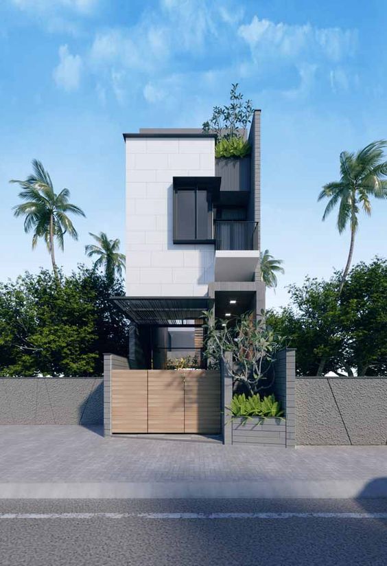 Mẫu nhà ống 2 tầng