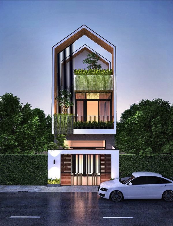 thiết kế nhà 2 tầng
