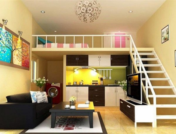 nhà cấp 4 gác lửng