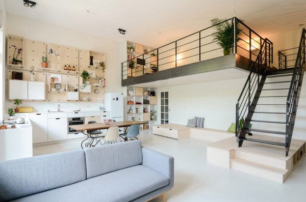 nhà cấp 4 gác lửng