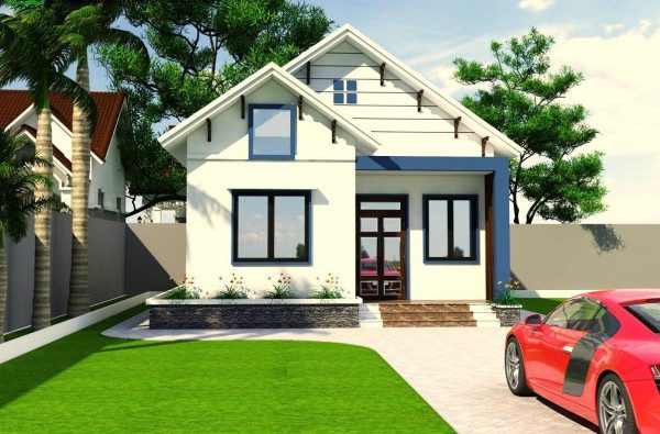 nhà cấp 4 mái thái