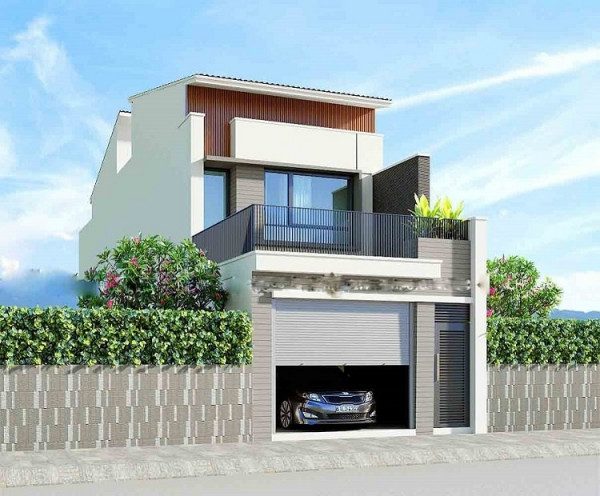 nhà ống 2 tầng 3 phòng ngủ