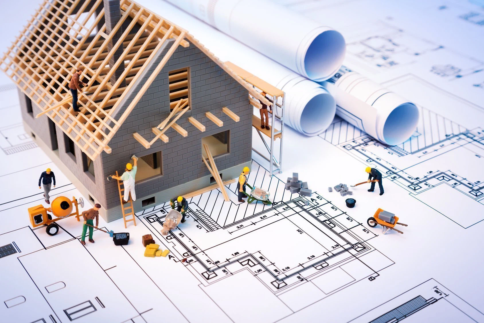 Trình tự thi công xây dựng nhà 2 tầng