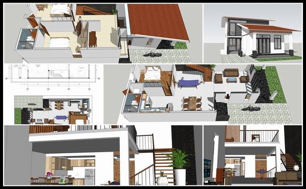 bản vẽ cad nhà cấp 4