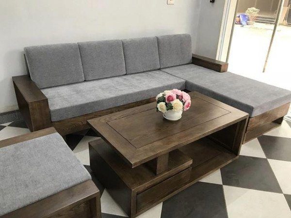 Mẫu bàn ghế Sofa gỗ đẹp
