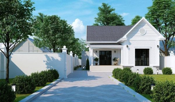 mẫu nhà cấp 4 chữ l