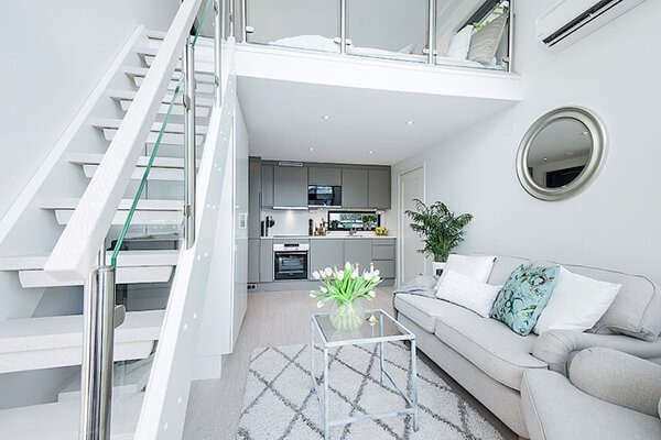 mẫu nhà cấp 4 có gác lửng 4x16