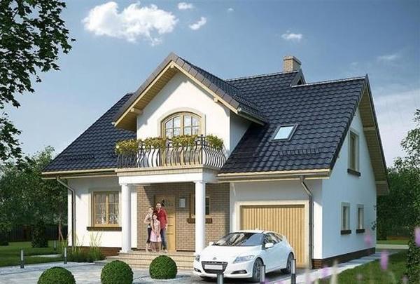 mẫu nhà cấp 4 đẹp 5x20