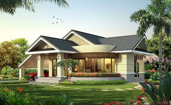 nhà cấp 4 3 phòng ngủ 1 phòng thờ
