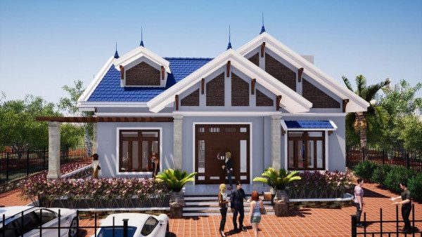 nhà cấp 4 3 phòng ngủ