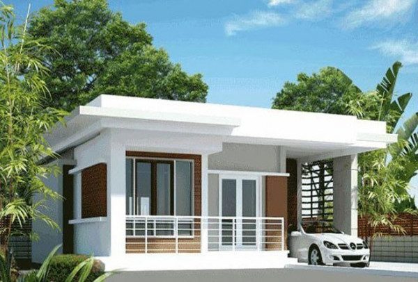 nhà cấp 4 mái bằng
