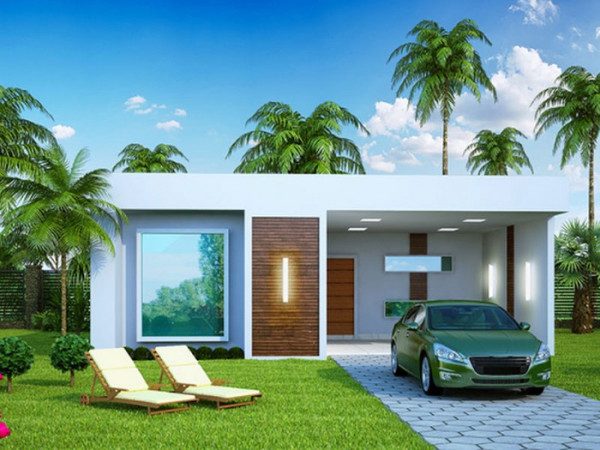 nhà cấp 4 mái bằng