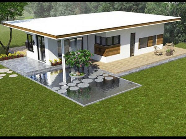 nhà cấp 4 mái bằng