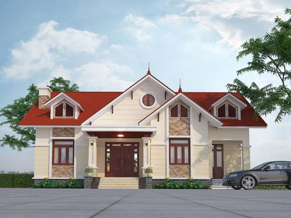 nhà cấp 4 mái thái 300 triệu