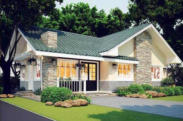 nhà cấp 4 mái thái 300 triệu