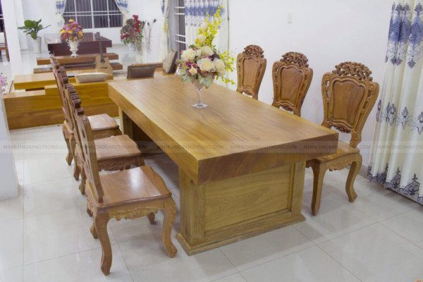 Sofa gỗ nguyên khối
