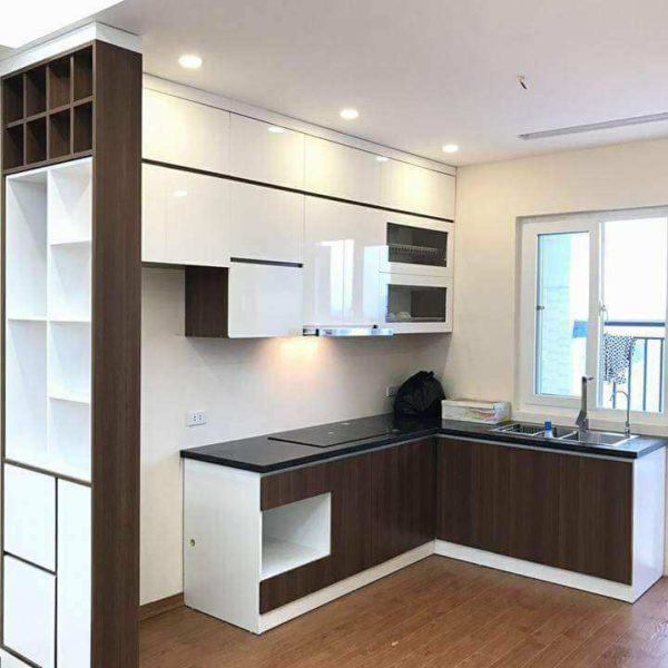 tủ bếp gỗ công nghiệp