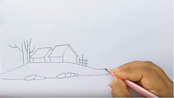 Vẽ tranh phong cảnh quê hương