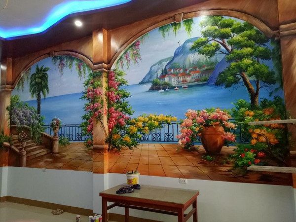 Vẽ tranh tường tại hà nội