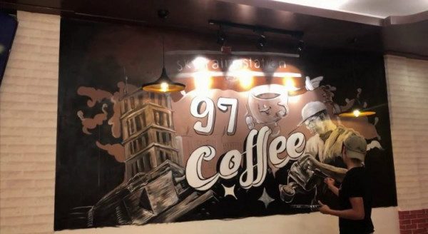 Vẽ tranh tường tại Nghệ An