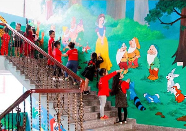 Vẽ tranh tường tại Nghệ An